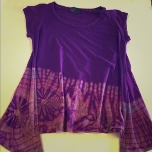 Purple Hippy Shirt Made in Santa Cruz